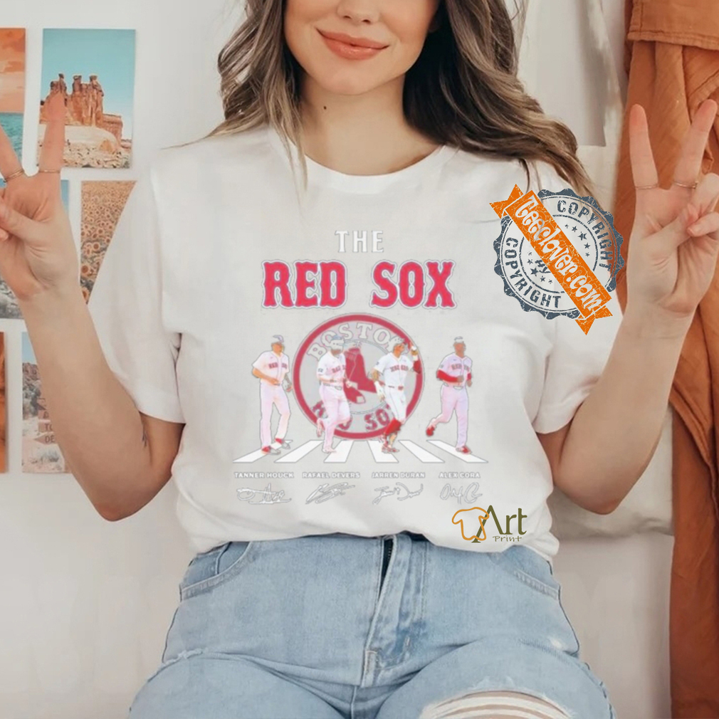 Boston Red Sox Legend Jarren Duran Alex Cora Tanner Houck Rafael Devers Signature Shirt Boston Red Sox Legend Jarren Duran Alex Cora Tanner Houck Rafael Devers Signature Shirt