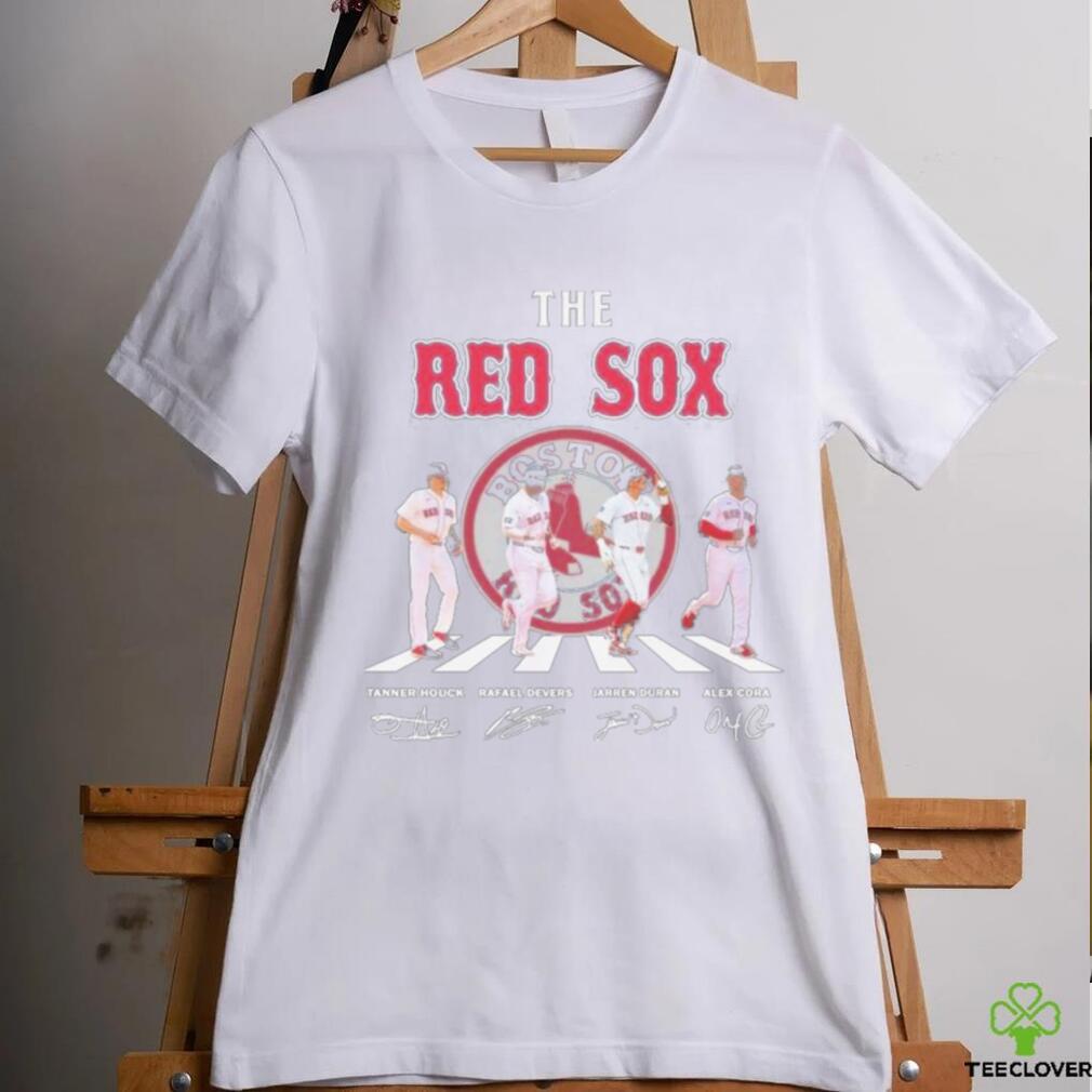 Boston Red Sox Legend Jarren Duran Alex Cora Tanner Houck Rafael Devers Signature Shirt Boston Red Sox Legend Jarren Duran Alex Cora Tanner Houck Rafael Devers Signature Shirt