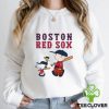 Boston Red Sox Let's Play Baseball Together Snoopy MLB Shirt