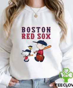 Boston Red Sox Let’s Play Baseball Together Snoopy MLB Shirt