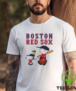 Boston Red Sox Let's Play Baseball Together Snoopy MLB Shirt