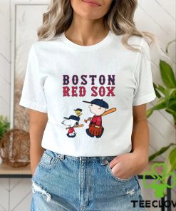 Boston Red Sox Let's Play Baseball Together Snoopy MLB Shirt