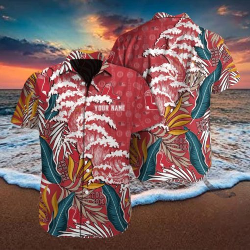 Boston Red Sox MLB Custom Name Hawaiian Shirt For Men Women Gift For Fans hawaiian hoodie, sweater, longsleeve, shirt v-neck, t-shirt