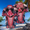 Vintage Aloha NCAA Alabama Crimson Tide Hawaiian Shirt Beach Gift For Dad