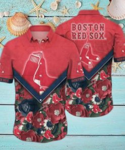 Boston Red Sox MLB Flower Aloha Hawaiian Shirt