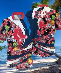 Boston Red Sox MLB Flower Classic Full Printing Hawaiian Shirt