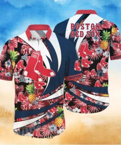 Boston Red Sox MLB Flower Classic Full Printing Hawaiian Shirt