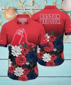 Boston Red Sox MLB Flower Hawaii Shirt And Tshirt For Fans