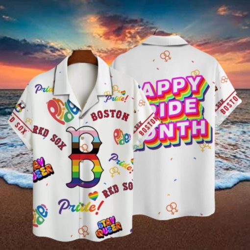 Boston Red Sox MLB Happy Pride Month Hawaiian Shirt New Trend For Fans