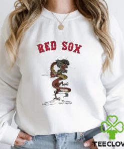 Boston Red Sox Tiny Turnip Infant 2024 Year Of The Dragon 3 4 Shirt