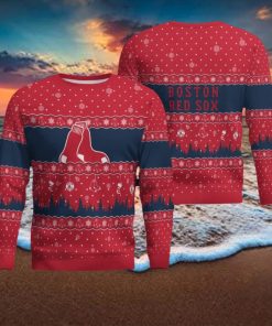 Boston Red Sox Ugly Christmas Sweaters 2023 Gift For Fans