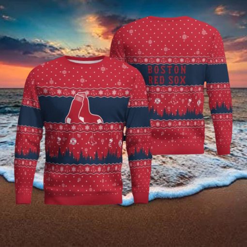 Boston Red Sox Ugly Christmas Sweaters 2023 Gift For Fans