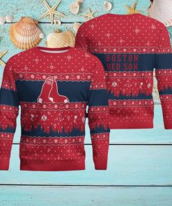 Boston Red Sox Ugly Christmas Sweaters 2023 Gift For Fans