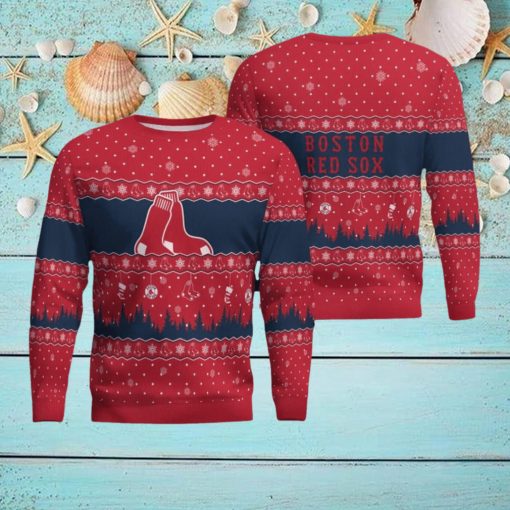 Boston Red Sox Ugly Christmas Sweaters 2023 Gift For Fans