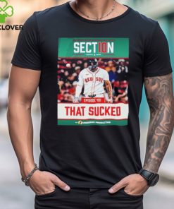 Boston Red Sox sect10n that sucked hoodie, sweater, longsleeve, shirt v-neck, t-shirt