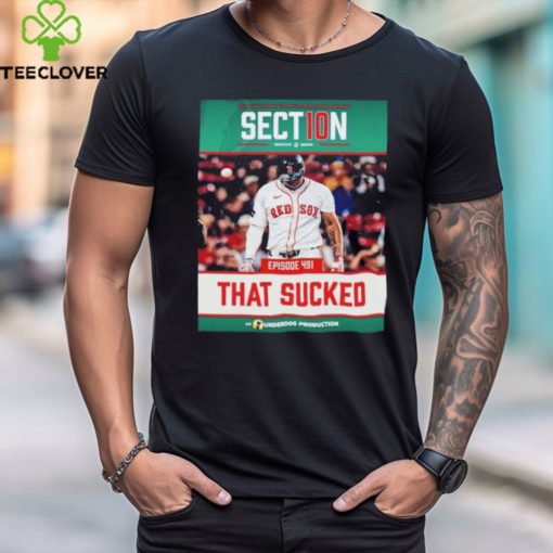 Boston Red Sox sect10n that sucked hoodie, sweater, longsleeve, shirt v-neck, t-shirt