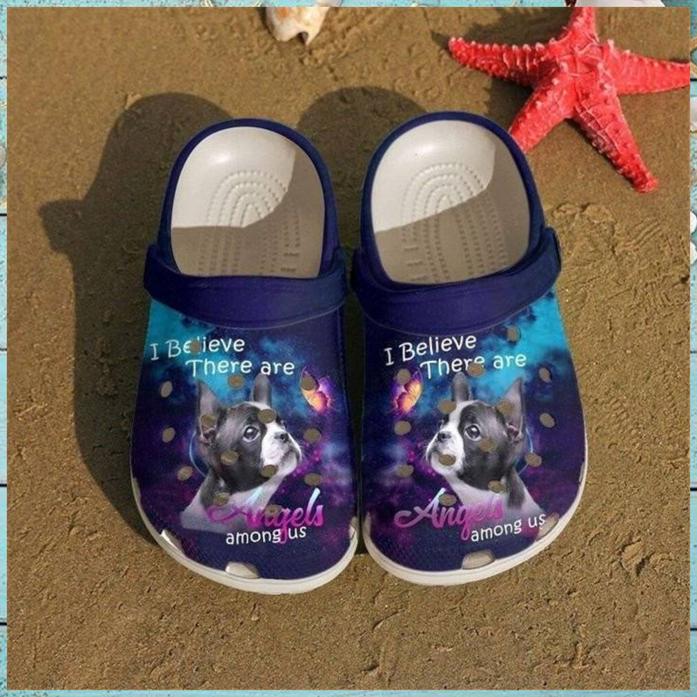 Boston Terrier Angels Among Us Crocs Classic Clogs Shoes Boston Terrier Angels Among Us Crocs Classic Clogs Shoes