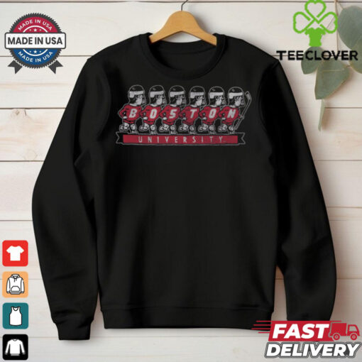 Boston University Vintage Hockey Lineup Shirt