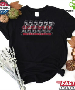 Boston University Vintage Hockey Lineup Shirt