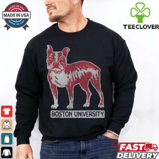 Boston University Vintage Standing Terrier Shirt