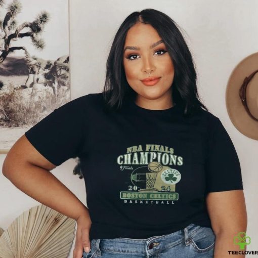 Boston celtics ’47 2024 nba finals champions courtside franklin shirt