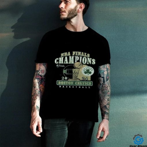 Boston celtics ’47 2024 nba finals champions courtside franklin shirt