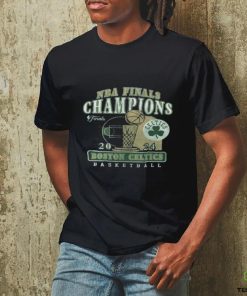 Boston celtics ’47 2024 nba finals champions courtside franklin shirt