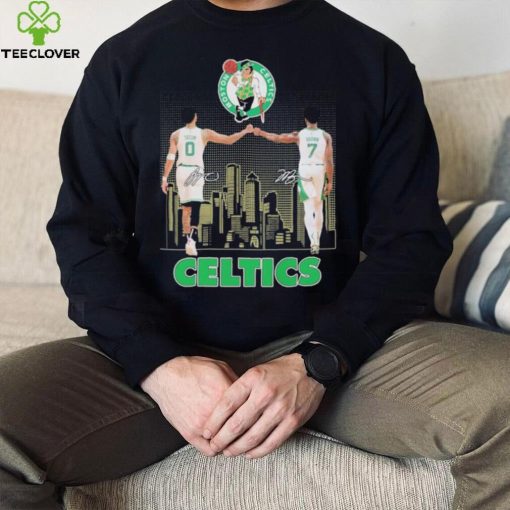 Boston celtics player tatum and brown city logo T shirt