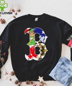 Boston city Boston Celtics New England Patriots Boston Red Sox Boston Bruins compound logo shirt