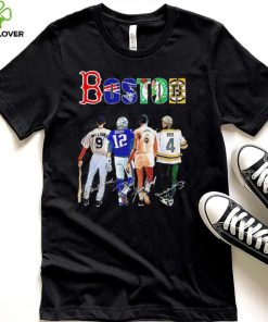 Boston city Boston Red Sox New England Patriots Boston Celtics Boston Bruins famous player signatures hoodie, sweater, longsleeve, shirt v-neck, t-shirt