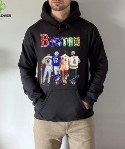 Boston city Boston Red Sox New England Patriots Boston Celtics Boston Bruins famous player signatures hoodie, sweater, longsleeve, shirt v-neck, t-shirt