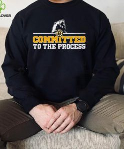 Boston committed to the process logo shirt