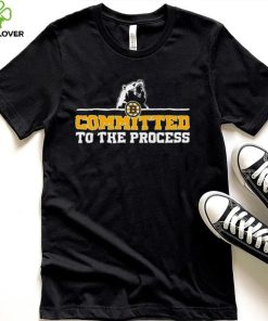 Boston committed to the process logo shirt