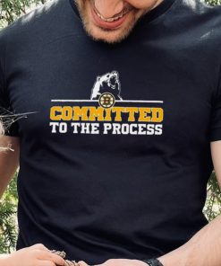 Boston committed to the process logo shirt