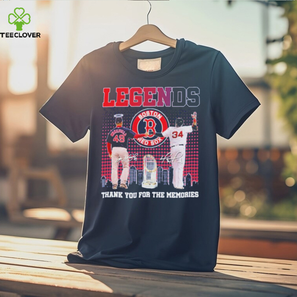 Boston red sox legends thank you for the memories shirt Boston red sox legends thank you for the memories shirt