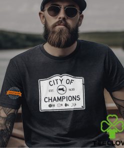 Boston sports city of champions est 1630 shirt