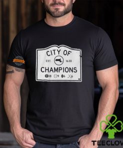 Boston sports city of champions est 1630 shirt