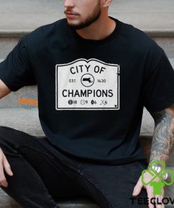 Boston sports city of champions est 1630 shirt