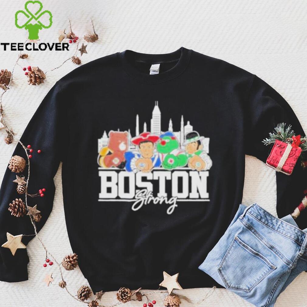 Boston strong Boston city sport teams mascot shirt Boston strong Boston city sport teams mascot shirt