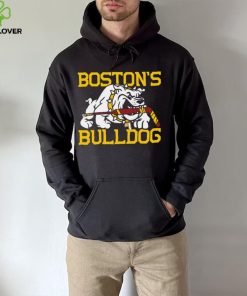 Boston’s Bulldogs hockey mascot cartoon 2024 shirt