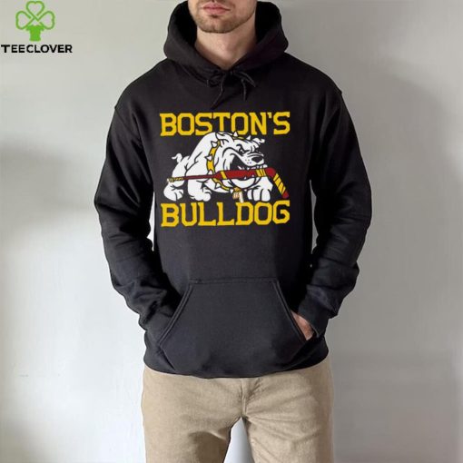 Boston’s Bulldogs hockey mascot cartoon 2024 shirt
