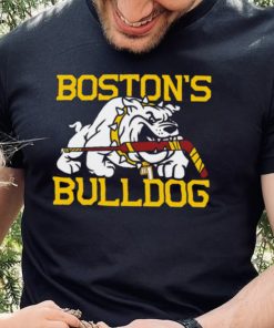 Boston’s Bulldogs hockey mascot cartoon 2024 shirt