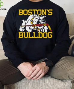 Boston’s Bulldogs hockey mascot cartoon 2024 shirt