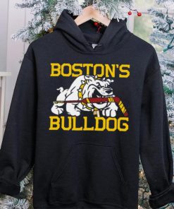 Boston’s Bulldogs hockey mascot cartoon 2024 shirt