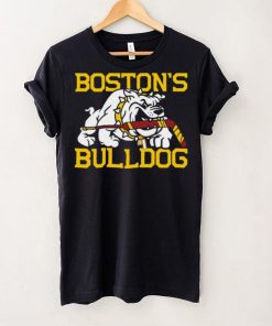 Boston’s Bulldogs hockey mascot cartoon 2024 shirt