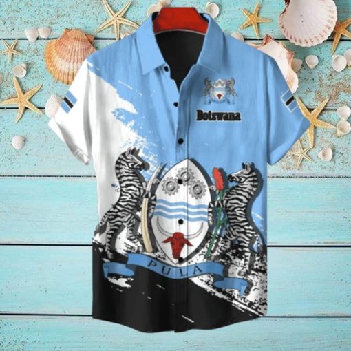 Botswana Coat Of Arms Hawaiian Shirt