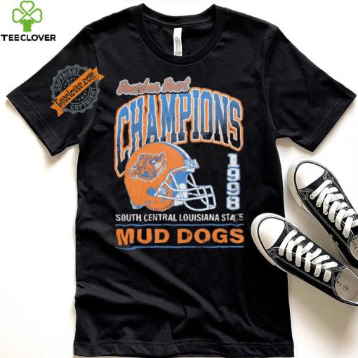 Bourbon Bowl Champions 1998 South Central Louisiana State Mud Dogs shirt