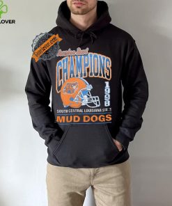 Bourbon Bowl Champions 1998 South Central Louisiana State Mud Dogs shirt