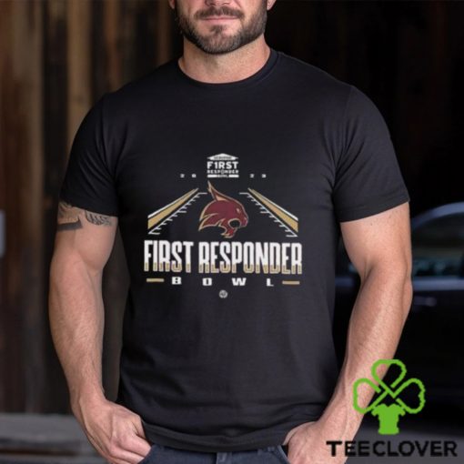 Bowl Texas State Bobcats 2023 Servpro First Responder At Gerald J Ford Stadium T Shirt