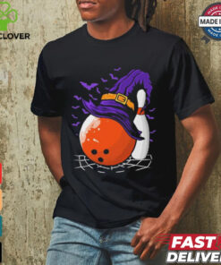 Bowling Ball Witch Hat Halloween Shirt